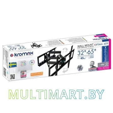 Кронштейн Kromax Optima-409 (черный) картинка 3